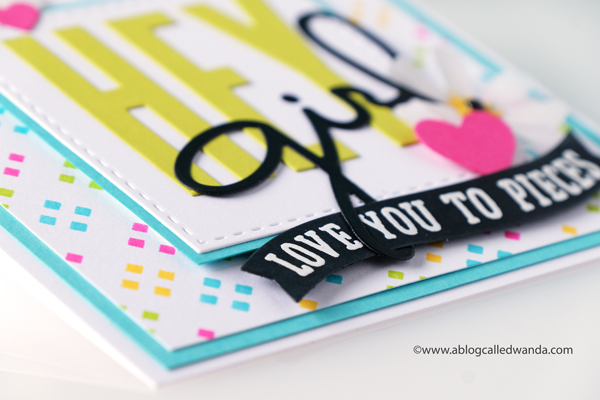 Concord & 9th Guest Designer. January new product release. Lovely Lattice Turnabout and Hey Girl dies. Handmade card. Friendship card with stamps and dies. Wanda Guess