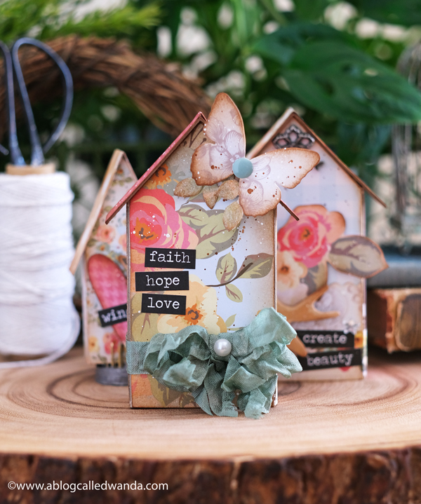 My Mind's Eye Gingham Gardens Collection. Project by Wanda Guess