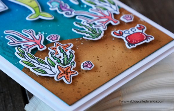 Waffle Flower mermaid copic coloring ideas