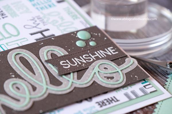 Concord & 9th Feature Friday! Sea Glass and Sprout color focus. Hello stamps and dies, Blooms Turnabout, Hey Girl dies, Concord & 9th new colors, new ink pads and cardstock. Concord and 9th new stamps and dies. Turnabout stamps. Wanda Guess guest designer