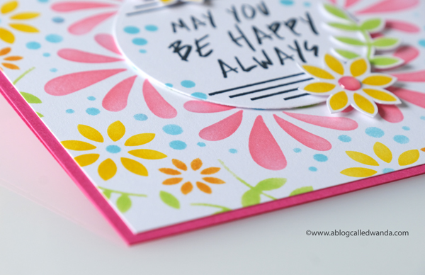 Penguin Palace new stencils system. Handmade card with distress inks and stencils. Card ideas. Wanda Guess