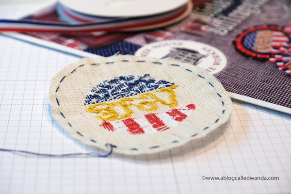 cross stitching, cross stitch, summer house stitche workes, stitched modern, sister suffragette pattern, voting pin, vote cross stitch, handmade pin, rock the vote, easy cross stitch, wanda guess