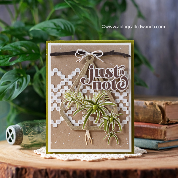 The Greetery new release Winter Wanderer Collection. Boho Banner Dies, Bigger Blooms, Macrame Dies, handmade cards, Opposites Attract stamp set, Simply Wonderful stamp set. Stamps and dies from The Greetery. Boho chic cards. DIY. Wanda Guess