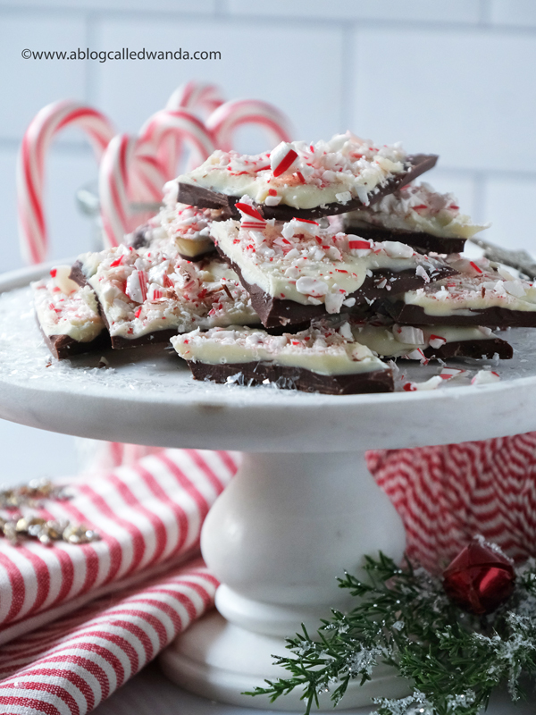 Peppermint Bark Recipe. How to make peppermint bark and christmas treats. wanda guess