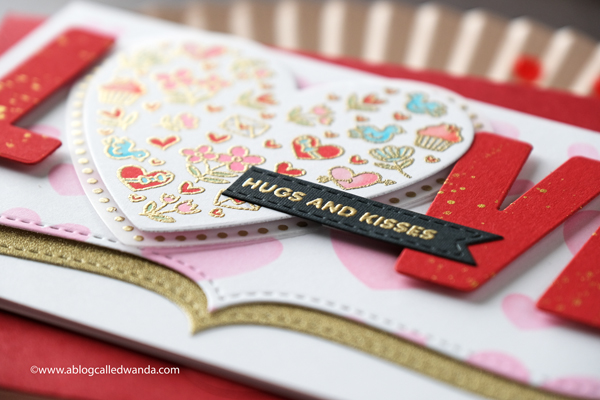 Pretty Pink Posh, new release, stamps, dies, valentine, love, copics, valentine card ideas, vellum, love dies, all my love stamps, borders, wanda guess, valentine ideas, card layouts, a blog called wanda