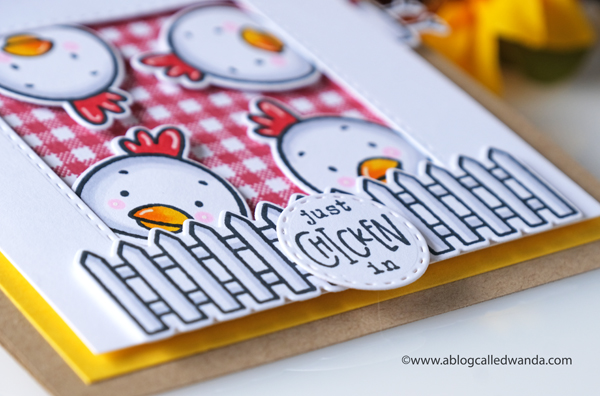 Taylored Expressions Card Kit, Farm Fresh Card Kit, Copics, Stencils, action wobbles, farm theme, gingham stamp, stamping, happy cards, card layouts, wanda guess for Taylored Expressions.