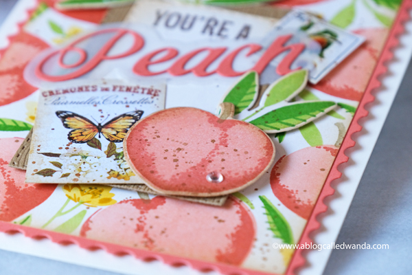 The Greetery new release destination summer july 2020. The Greetery Peachy Keen, Just Peachy, Create a Crate stamps and dies. Peach stamp set. Peaches stencils. Treat and favor box ideas. Farmers market card. Prima Fruit Paradise stickers and paper. Wanda Guess.