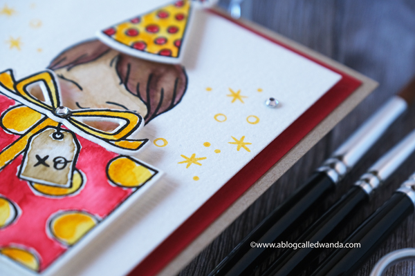 Concord & 9th Feature Friday. Watercolor with ink pads! New color collection from Concord and 9th. Winter Wear, Daily Wear, Fashion Wear. Birthday card ideas, slimline card ideas, wanda guess. 