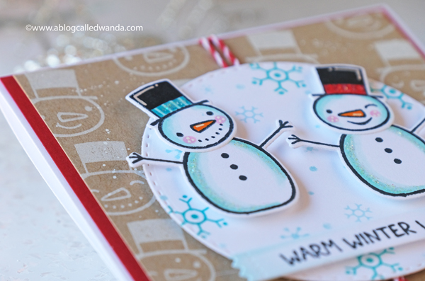 Taylored Expressions Card Kit, Baby it's cold outside card kit, snowman card kit, snowman stamps and dies, winter, christmas, handmade cards, card layout ideas, wanda guess