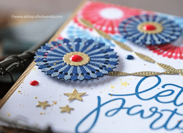 The Greetery Pinwheel Party Stencils and Pinwheel Party Dies. The Greetery New Release. Fourth of July card ideas. Banners and Twisted Crepe Die set. Party cards and invitations. 4th of July card ideas. The Greetery Design Team Wanda Guess