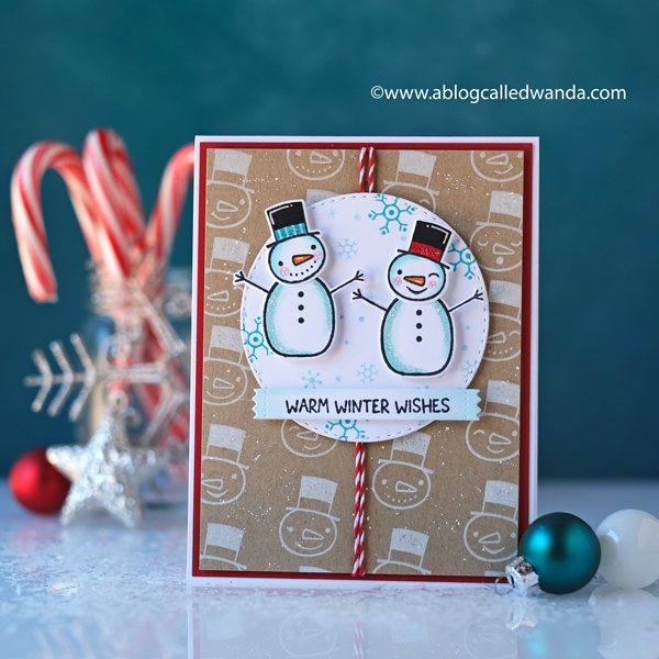 Taylored Expressions Card Kit, Baby it's cold outside card kit, snowman card kit, snowman stamps and dies, winter, christmas, handmade cards, card layout ideas, wanda guess