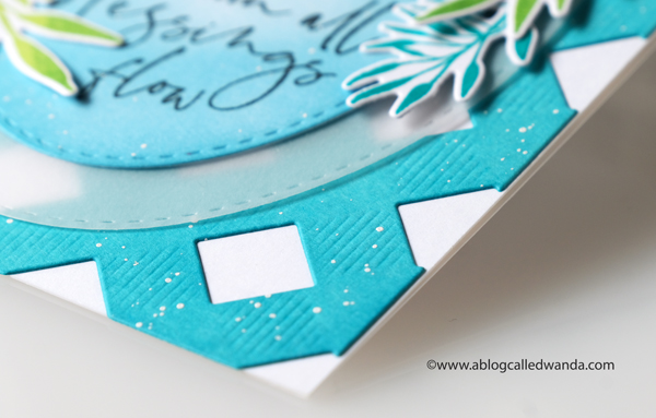 The Greetery new release fall 2020. Gathered Blessings release. All Blessings Flow stamp set, square dance die, faith card, card ideas, The Greetery Design Team, Wanda Guess