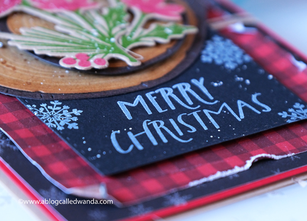 The Greetery new release Merry Makings. Holiday 2020 new stamps and dies. Christmas, winter, holiday. Merry Sprigs, Written in Ribbons, Wood Slices dies, Banner and Bough Stencils and stamps, handmade, design team, wanda guess