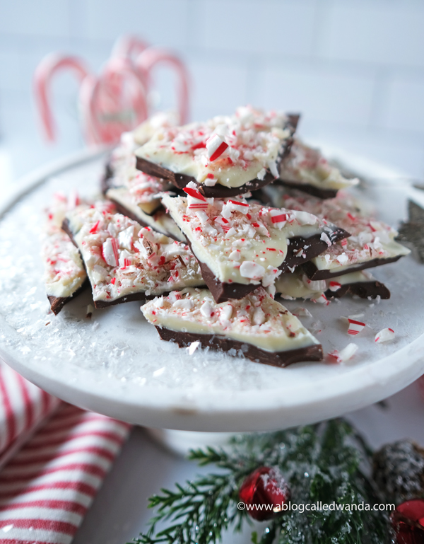 Peppermint Bark Recipe. How to make peppermint bark and christmas treats. wanda guess