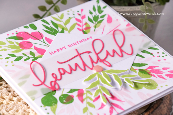 concord and 9th, concord & 9th, new release, turnabouts, turnabout jig, botanical turnabout, florals, handmade card, multi layer stamping, concord and 9th inks, misti, card ideas, birthday card ideas, wanda guess, a blog called wanda, concord and 9th feature friday