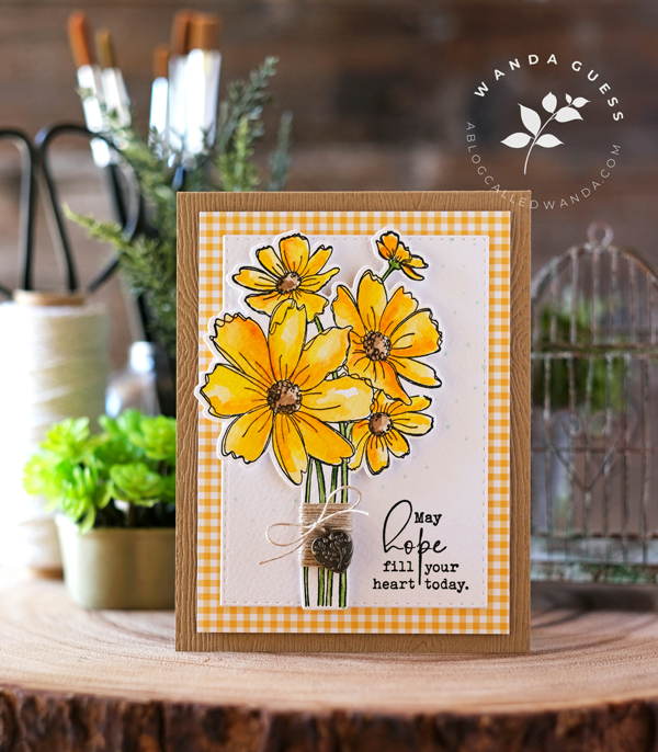 taylored expressions, taylored expressions card kit, field notes 2 card kit, watercolor, new stamps and dies, watercolor flowers, handmade card, hope card, sympathy card ideas, card layouts, stamps and dies, wanda guess, a blog called wanda
