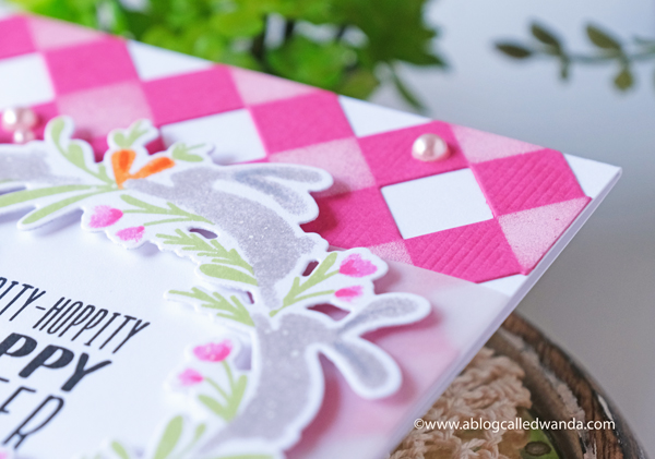 the greetery, the greetery new release, the greetery spring fever, the greetery easter, the greetery carrot die, the greetery bunny hop, the greetery wildflower mix dies, the greetery watering can, the greetery print shop, bow dies, watercolor, distress inks, empty grave stamp set, comforting commands, nordic circles, the greetery square dance dies and stencil, the greetery gingham, wanda guess, design team, a blog called wanda