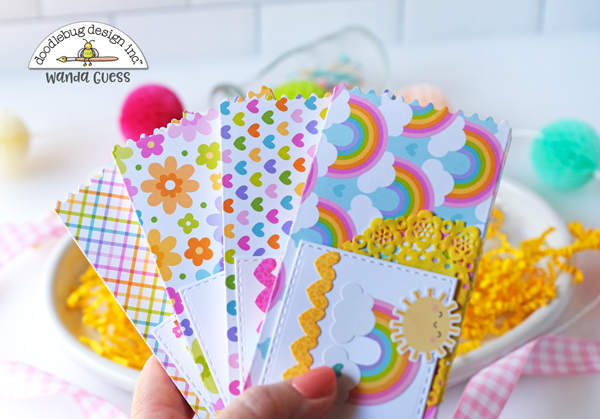 doodlebug papers, doodlebug fairy garden, doodlebug scrapbooking, jaded blossom dies, jaded blossom candy bar slider die, candy bar wrapper die, party favors, candy bar favors, cardmaking, scrapbooking, party decor, treats, handmade, diy, wanda guess, a blog called wanda