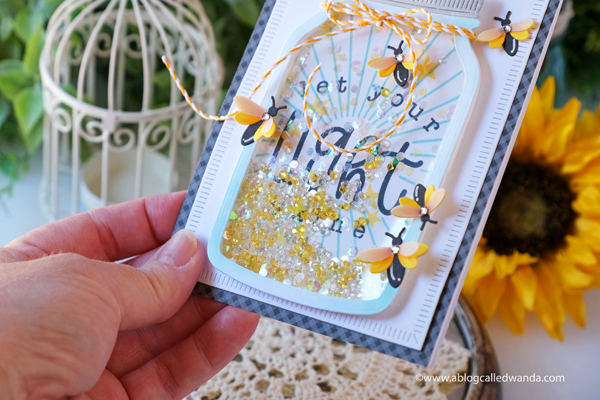 the greetery, the greetery new release, capturing summer collection, stamps, dies, jumbo jar, fireflies, Sitting Pretty dies, Shining Light stamp set, handmade cards, shaker card, card ideas, summer projects, wanda guess, a blog called wanda