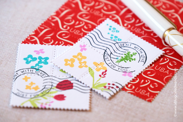 the greetery, the greetery stamps and dies, the greetery new release, the greetery nouveau notes, the greetery stationery set, the greetery floral delicacy stamp, handmade labels, make your own stationery, boxed stationery sets, the greetery always in bloom, the greetery opposites attract, stationery box die cut, wanda guess, a blog called wanda