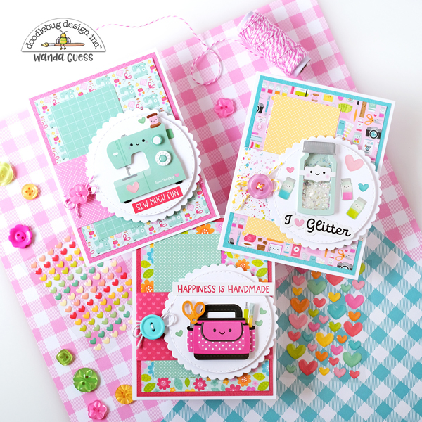 doodlebug, doodlebug paper, doodlebug design, doodlebug cute and crafty, doodlebug card ideas, card layout, doodle pops, fun cards for crafters, make your own cards, handmade, diy, craft theme, wanda guess, a blog called wanda