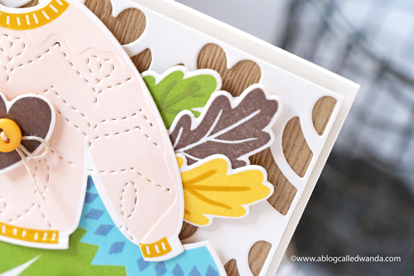 pigment craft co, pigment stamps and dies, pigment sweater weather, pigment latte art, sweater garland, paper garland. autumn card, fall card, sweater stamps and dies, pigment fall wreath stamp set, make your own garland, fall home decor, wanda guess, a blog called wanda