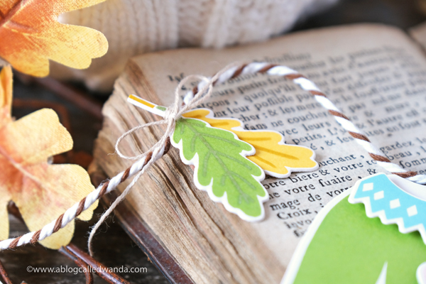 pigment craft co, pigment stamps and dies, pigment sweater weather, pigment latte art, sweater garland, paper garland. autumn card, fall card, sweater stamps and dies, pigment fall wreath stamp set, make your own garland, fall home decor, wanda guess, a blog called wanda