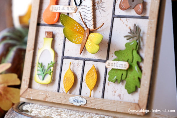 the greetery, stamps and dies, the greetery stamps, the greetery leaf and blade, the greetery fall, new release, stamps, dies, stencils, plaid, tartan builder, rustic wreath, curio collection, leaves, gingham, fall card ideas, card layouts, greetery design team, wanda guess, a blog called wanda