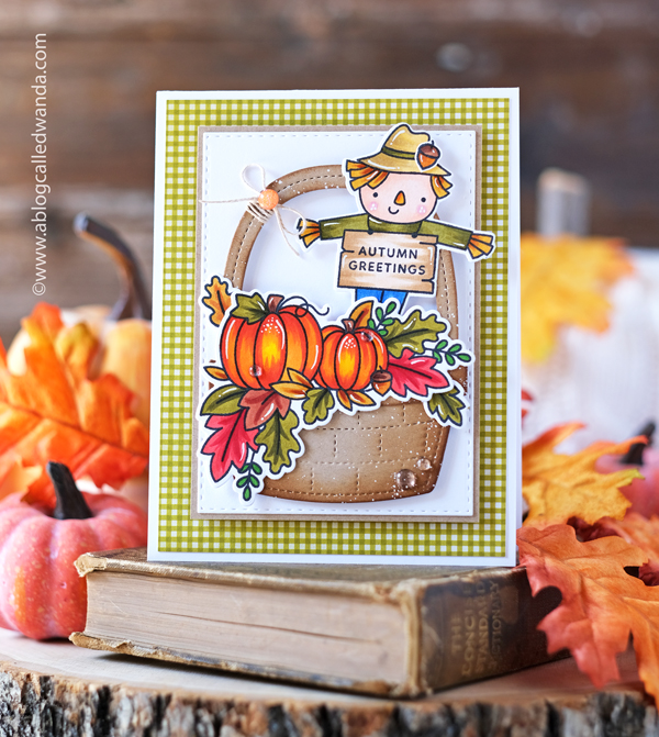 pretty pink posh, new release, pretty pink posh stamps, dies, stencils, pretty pink posh fall corners, pretty pink posh easter basket, pretty pink posh fall signs, fall card ideas, thanksgiving, handmade, copics, wanda guess, a blog called wanda