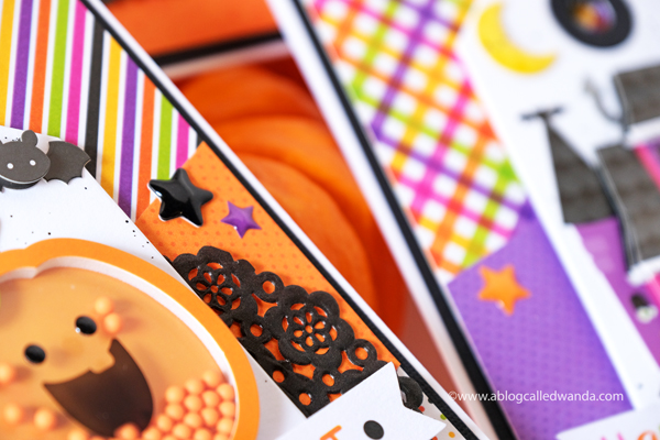 doodlebug, doodlebug halloween, doodlebug happy haunting collection, halloween cards, fun cards, card sketch, make your own halloween cards, doodlebug design, wanda guess, a blog called wanda, doodlebug blog