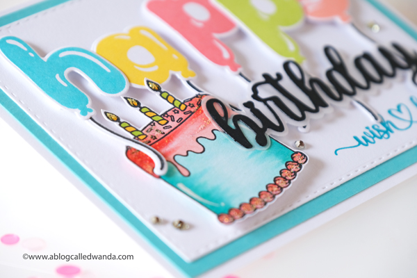 jaded blossom stamps, jaded blossom dies, jaded blossom new release, jaded blossom balloon letters, jaded blossom mason jar, jaded blossom fancy birthday, mason jar add ons, coffee, birthday card ideas, stamping, make your own cards, card layouts, wanda guess, a blog called wanda