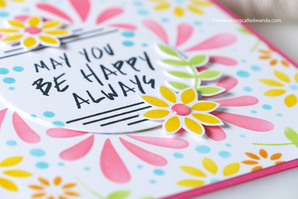 Penguin Palace new stencils system. Handmade card with distress inks and stencils. Card ideas. Wanda Guess