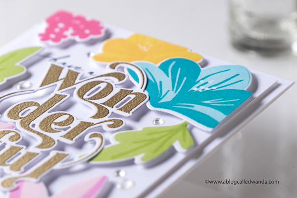 The Greetery new release Winter Wanderer Collection. Boho Banner Dies, Bigger Blooms, Macrame Dies, handmade cards, Opposites Attract stamp set, Simply Wonderful stamp set. Stamps and dies from The Greetery. Boho chic cards. DIY. Wanda Guess
