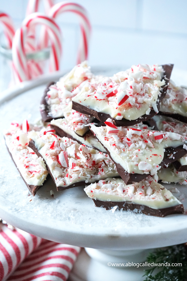 Peppermint Bark Recipe. How to make peppermint bark and christmas treats. wanda guess