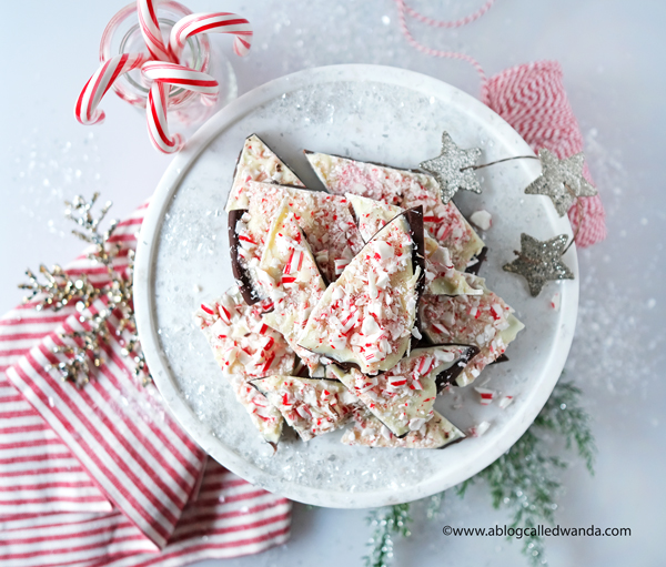 Peppermint Bark Recipe. How to make peppermint bark and christmas treats. wanda guess