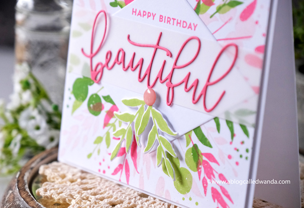 concord and 9th, concord & 9th, new release, turnabouts, turnabout jig, botanical turnabout, florals, handmade card, multi layer stamping, concord and 9th inks, misti, card ideas, birthday card ideas, wanda guess, a blog called wanda, concord and 9th feature friday