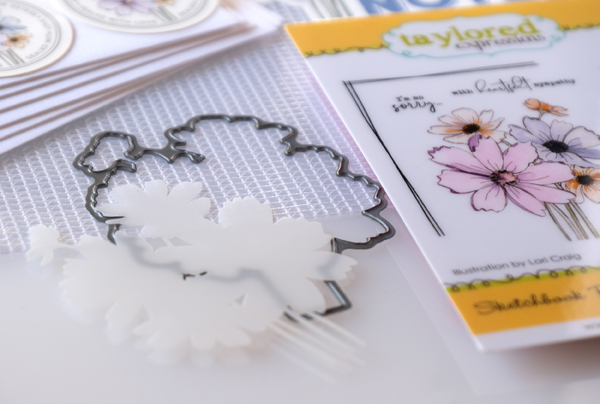 taylored expressions, taylored expressions card kit, field notes 2 card kit, watercolor, new stamps and dies, watercolor flowers, handmade card, hope card, sympathy card ideas, card layouts, stamps and dies, wanda guess, a blog called wanda