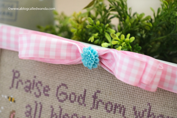 cross stitching, cross stitch, counted cross stitch, easter, spring, home decor for easter, spring doxology by rabbit valley studio, rabbit valley studio cross stitch, bunnies, faith, wanda guess, a blog called wanda