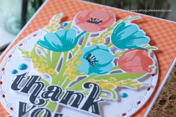 The Greetery, The Greetery Spring Market, The Greetery new release, The Greetery stamps and dies, stamping, die cutting, cardmaking, card ideas, stamping, make your own cards, Tulips botanicuts, Flowers, Market Basket Die, Holding Hands stamp set, Flower market bouquet, inks, wanda guess, a blog called wanda