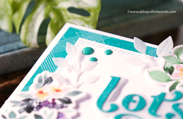 pinkfresh studio, pinkfresh studio blog hop, new release, blueberries and lemons, hot foil system, butterflies, vellum, watercolor, cards, card ideas, handmade cards, spellbinders hot foil system, mijello watercolors, leafy branch die, artistic bow die, wanda guess, a blog called wanda