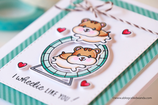 sunny studio stamps, stamps, dies, cards, handmade, copics, tiki, cupcake die, hamster stamp set, sunny studio stamps Tiki Time, Sunny Studio big cupcake die, Sunny Studio Happy Hamsters, handmade cards, card layouts, tropical cards, birthday cards, wanda guess, a blog called wanda