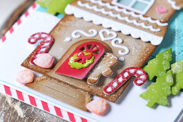 lawn fawn stamps and dies, lawn fawn build a house, lawn fawn gingerbread house, lawn fawn scalloped treat box, lawn fawn christmas, lawn fawn stitched snowflake background, lawn fawn winter, lawn fawn card ideas, lawn fawn christmas, card ideas, make your own christmas card, wanda guess, a blog called wanda, distress ink, rock candy glitter