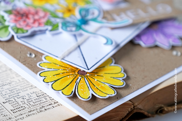 pinkfresh studio, pinkfresh studio blog hop, new release blog hop, flowers, stamps, dies, card ideas, stencils, pinkfresh studio floral envelope, pinkfresh studio brighter days, pinkfresh studio sparkling diamonds, wanda guess, a blog called wanda