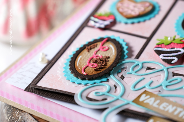 the greetery, the greetery stamps and dies, the greetery confections collection, the greetery new release, the greetery strawberry botanicuts dies, the greetery market basket, the greetery sweet tooth, the greetery curio confections, valentine card, birthday card, card ideas, card layouts, wanda guess, a blog called wanda