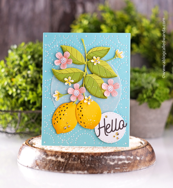 Lemon☆❀カードsize御守り絵画❀ Easy Die Cut Lemon Card | Spellbinders LIVE - Spellbinders Blog