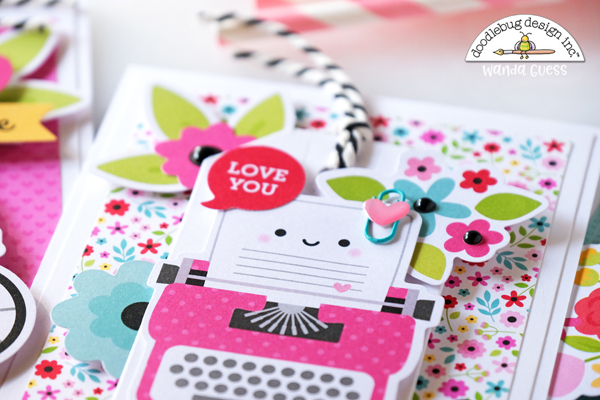 doodlebug paper, doodlebug lots of love collection, doodlebug dies, doodlebug valentines day, card trio, doodlebug card ideas, valentine cards, make your own valentines, handmade cards, wanda guess, a blog called wanda