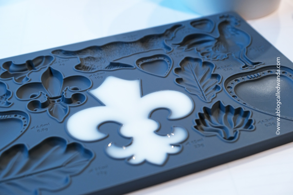 iron orchid designs, iron orchid molds, iron orchid designs ideas, orchid pot, iron orchid fleur de lis mold, resin casting, resin in iron orchid molds, annie sloan chalk paints, decorate a flower pot, gift ideas, annie sloan black wax, clear wax, annie sloan paris gray, ideas for resin, wanda guess, a blog called wanda