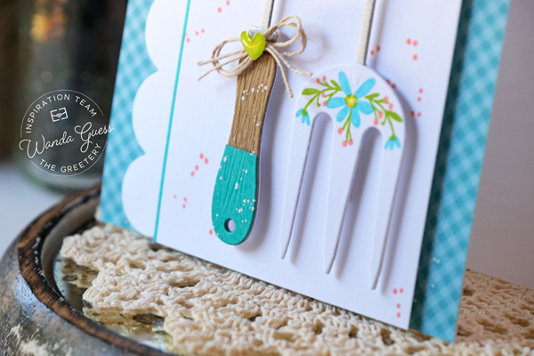 the greetery, the greetery new release, the greetery stamps and dies, the greetery stencils, the greetery garden variety, the greetery garden gear gloves, the greetery garden gear tools, the greetery botanicuts, the greetery posy pocket, diy, handmade cards, card ideas, make your own cards, greetery design team, wanda guess, a blog called wanda