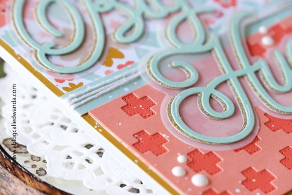 concord and 9th, concord & 9th, concord and 9th big hugs die, concord and 9th garden party paper, concord and 9th positively stitched, concord and 9th you are so kind stamps and dies, stencils, handmade cards, diy, card ideas, die cutting, card layouts, concord & 9th guest designer, wanda guess, a blog called wanda