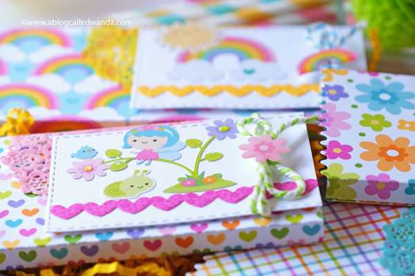 doodlebug papers, doodlebug fairy garden, doodlebug scrapbooking, jaded blossom dies, jaded blossom candy bar slider die, candy bar wrapper die, party favors, candy bar favors, cardmaking, scrapbooking, party decor, treats, handmade, diy, wanda guess, a blog called wanda